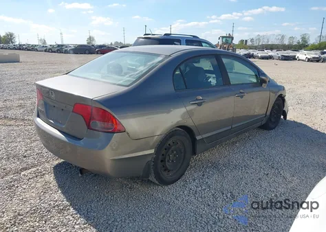 2008 Honda Civic Lx из США, поврежденный, VIN 1HGFA16518L029843